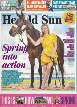 THE HERALD SUN newspaper detail image